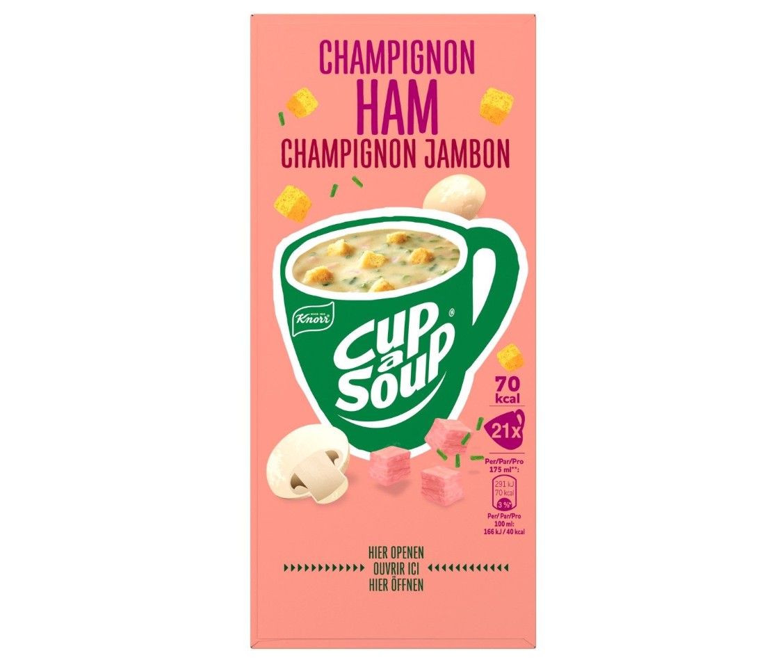 Knorr Cup-a-Soup Champignon-Ham 21x175ml